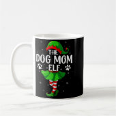 Dog Mom Elf Christmas Girls Women Elf Squad Xmas F Koffiemok (Links)