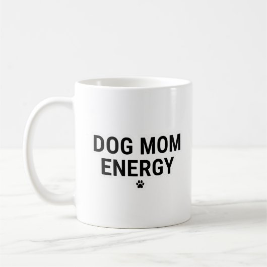 Dog Mom Energy Mug Koffiemok (Links)
