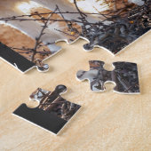 Dog Mom Established Modern Script Black 3 Photo Legpuzzel (Zijkant)