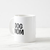 Dog Mom Foto Mok met Honden Naam (Voorkant links)