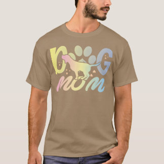Dog Mom Funny For Dogs Lovers Grappige vintage T-shirt