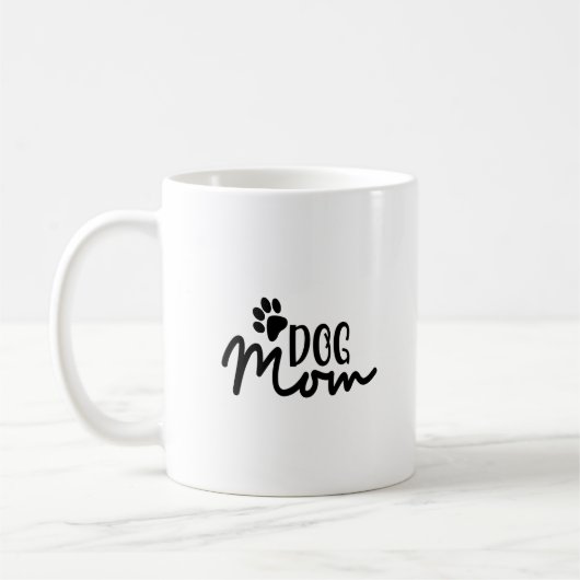 Dog Mom-Funny Koffiemok (Links)