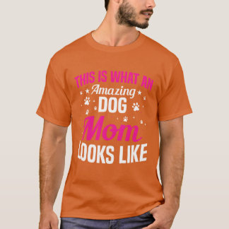 Dog Mom Gezegde vrienden T-shirt