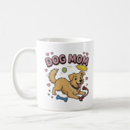 Dog Mom Golden Retriever Comic Koffiemok