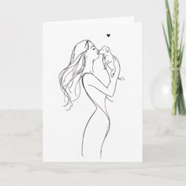 Dog Mom Greeting Card Pet Lover Card Kaart
