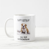 Dog Mom - Happy Birthday Beste Mam Schattige Dog F Koffiemok (Links)
