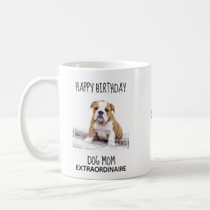 Dog Mom - Happy Birthday Beste Mam Schattige Dog F Koffiemok