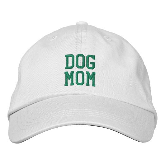DOG MOM HAT CAP USA GEBORDUURDE PET (Voorkant)