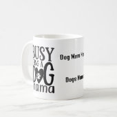 Dog Mom Koffie Mok (Voorkant links)