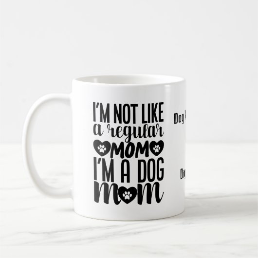  Dog Mom Koffie Mok (Links)