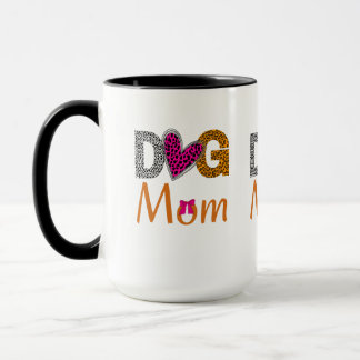 Dog Mom Leopard Print/Trending Dog  Lover Gift Mok