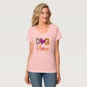 Dog Mom Leopard  Print /Trending Dog Lover Gift T-shirt (Voorkant volledig)