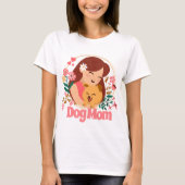 Dog Mom Life - Chaos, Knuffels & Honden Avonturen T-shirt (Voorkant)