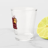 Dog Mom Logo Shot Glas (Rechts)