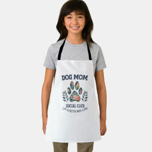 Dog Mom Paw Floral Schort