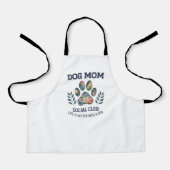 Dog Mom Paw Floral Schort (Voorkant)