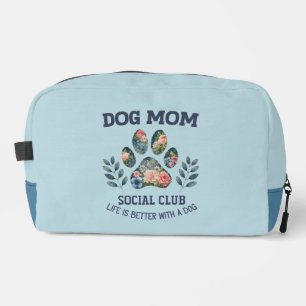 Dog Mom Paw Floral Toilettasje