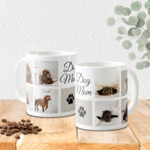 Dog Mom Paw Print Acht foto's Aangepast