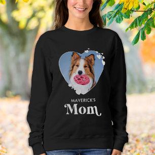 Dog MOM Personalized Pet Photo Heart Hondenliefheb Trui