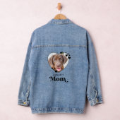 Dog MOM Persoonlijk Hondenliefhebber Pet Foto Denim Jacket (Hangar)