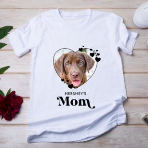 Dog MOM Persoonlijk Hondenliefhebber Pet Foto T-shirt