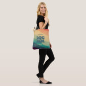 Dog Mom Retro Groovy Rainbow All-Over-Print Tote Bag (Op model)