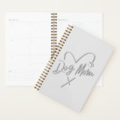 DOG MOM, SILVER HEART PLANNER (Display)