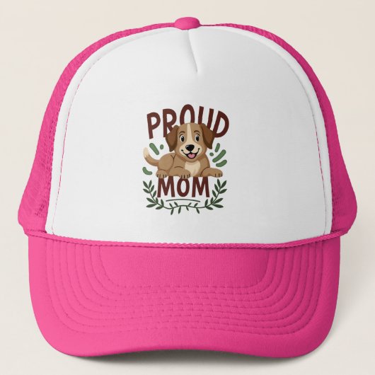 Dog Mom Style Trucker Pet (Voorkant)