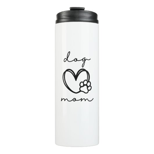 DOG MOM THERMAL TUMBLER THERMOSBEKER (Voorkant)