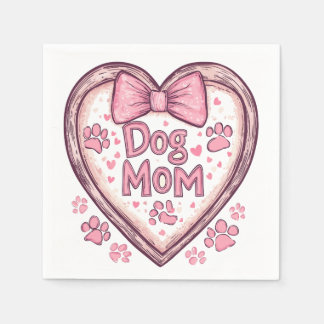 Dog Mom Vibes - Chill en stijlvol design Servet