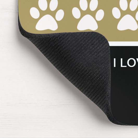 Dog Monogram Muismatten (Hoek)