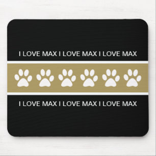 Dog Monogram Muismatten