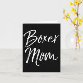 Dog Mother Gift Boxing Mother's Day Quote Cute Box Kaart (Gele Bloem)