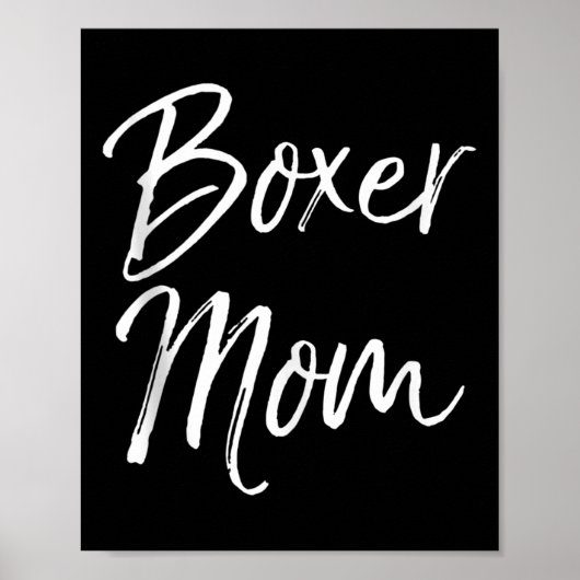 Dog Mother Gift Boxing Mother's Day Quote Cute Box Poster (Voorkant)