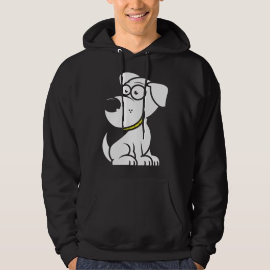 Dog Motif  1 Hoodie (Voorkant)