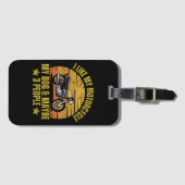 Dog-motor Bagagelabel (Voorkant (horizontaal))