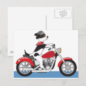 Dog-motor Briefkaart (Voorkant / Achterkant)