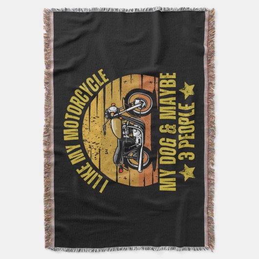 Dog-motor Deken (Voorkant Verticaal)