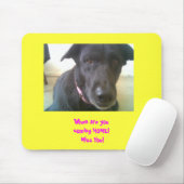 Dog Mousepad "Vermiste u" Muismat (Met muis)