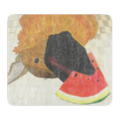 Dog mouth and watermelon cutting board snijplank (Voorkant)