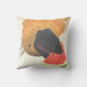 Dog mouth and watermelon pillow kussen (Achterkant)