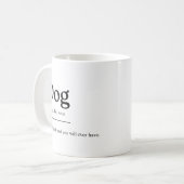 Dog Mug: Man's Best Friend Koffiemok (Voorkant links)