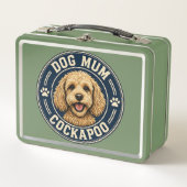 Dog Mum Cockapoo Blueprint Lunch Box (Voorkant)
