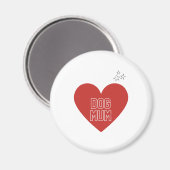 Dog mum fridge magnet (Voorkant / Achterkant)