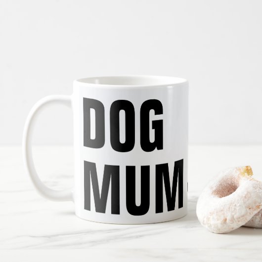 Dog Mum Photo Mok (Met donut)