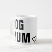 Dog Mum Photo Mok (Voorkant links)