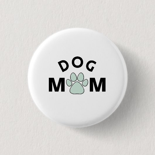 Dog Mum Ronde Button 3,2 Cm (Voorkant)