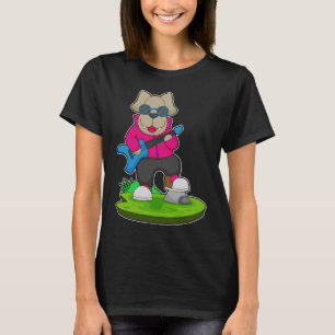 Dog Musician Guitar Music T-shirt