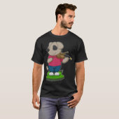 Dog Musician Violin Music T-shirt (Voorkant volledig)