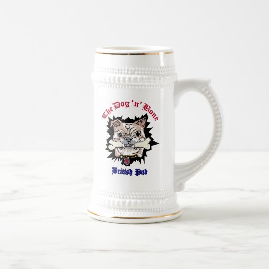 Dog N Bone Stein Linkshand Bierpul (Rechts)